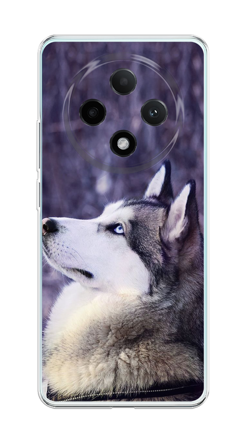 

Чехол на Oppo A3 Pro 5G "Хаски 1", Фиолетовый;белый, 2517950-1
