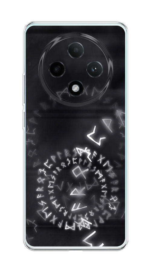 

Чехол на Oppo A3 Pro 5G "Руны", Серый;черный, 2517950-1