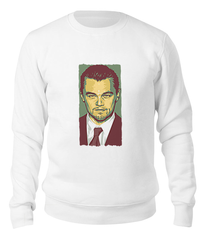 

Свитшот унисекс Printio Leonardo dicaprio белый S, Leonardo dicaprio