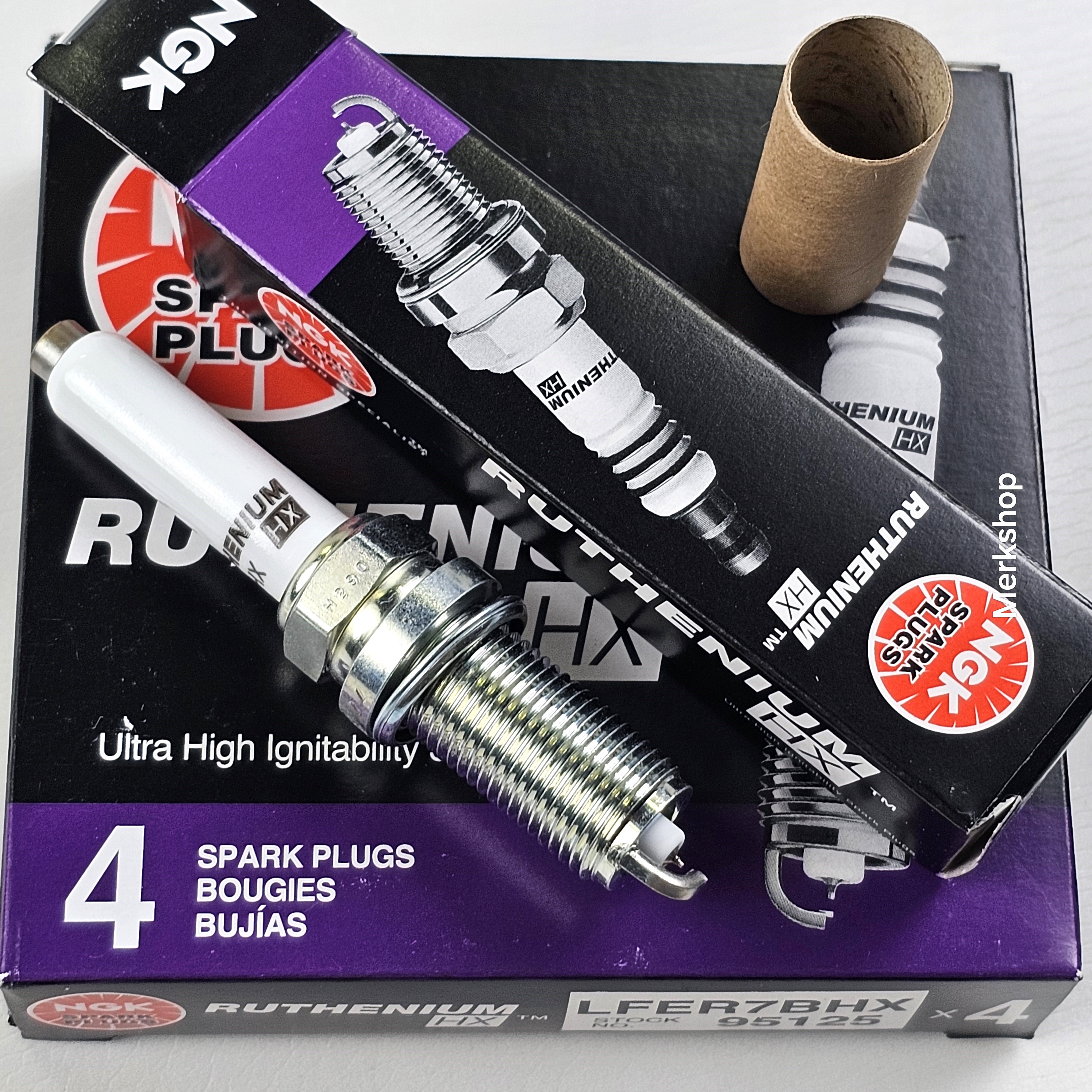 

Свеча зажигания NGK 95125, LFER7BHX (1 штука), 95125