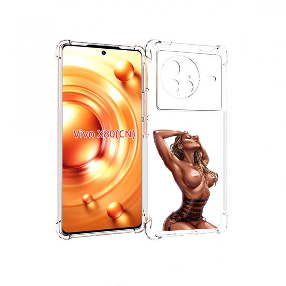 

Чехол Mypads Портупея Денский Для Vivo X80, Прозрачный, Tocco