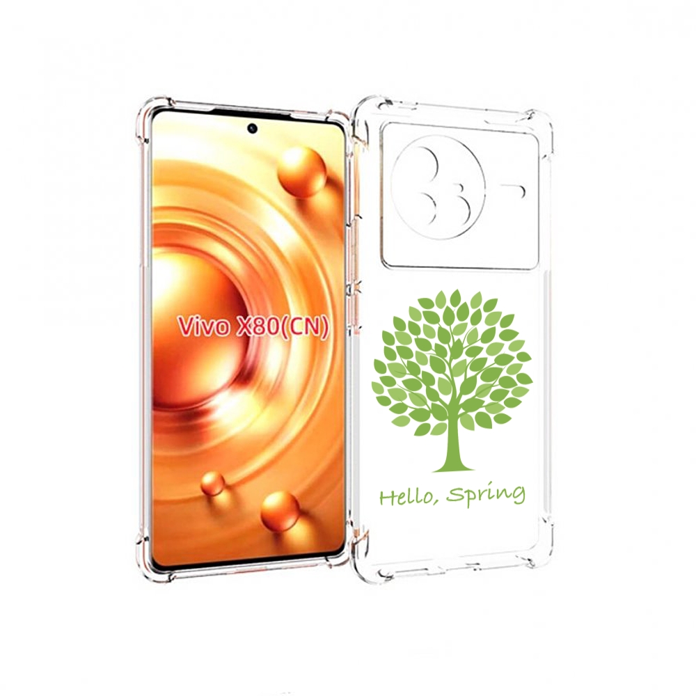 

Чехол Mypads Привет-Весна Для Vivo X80, Прозрачный, Tocco