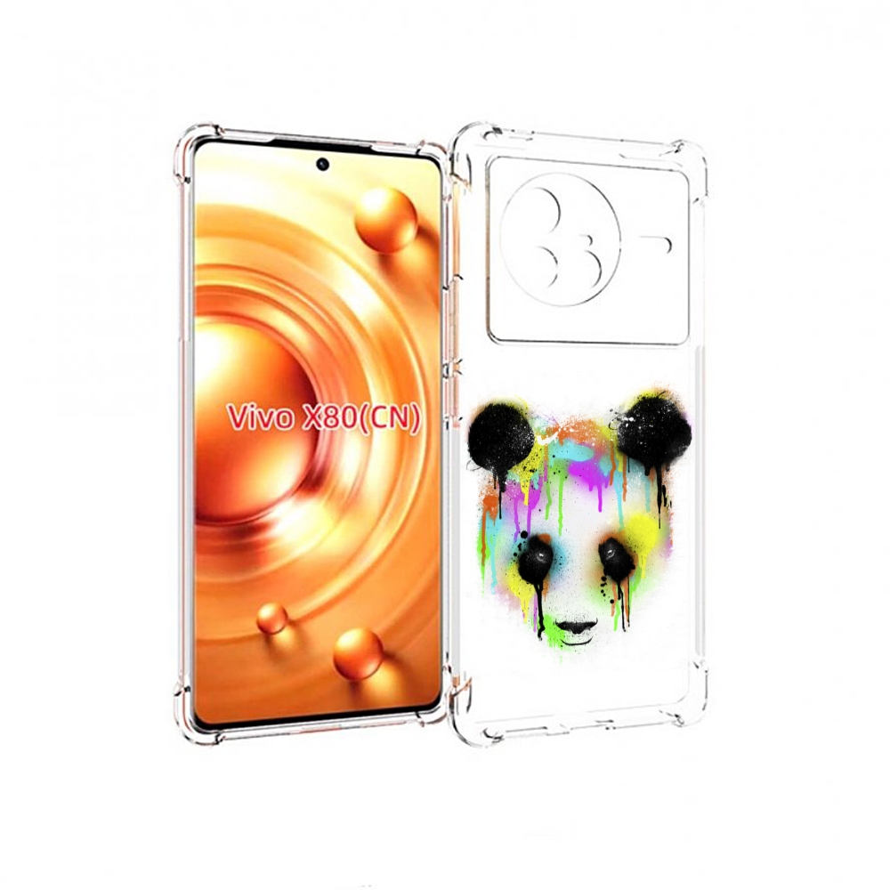 

Чехол Mypads Радужная Панда Для Vivo X80, Прозрачный, Tocco