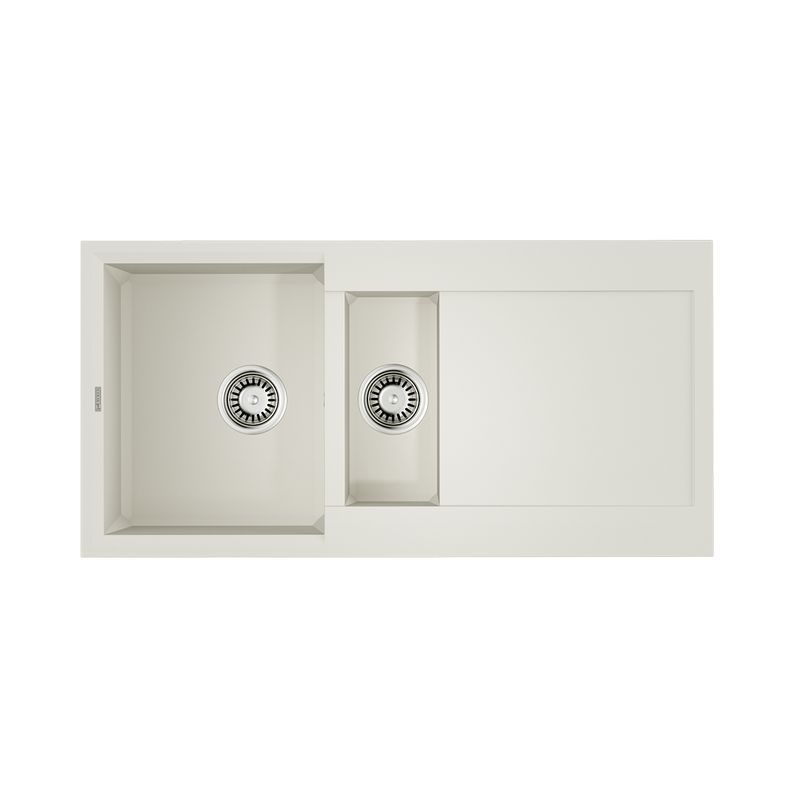 

OMOIKIRI мойка Sakaime 100-2-WH Tetogranit/белый, Sakaime 2