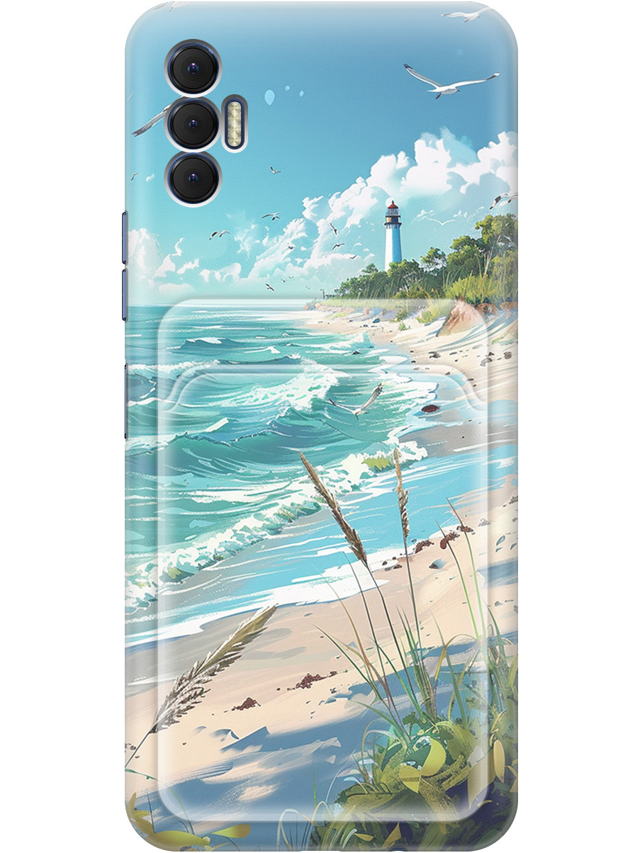 

Силиконовый чехол на Tecno Spark 8P с принтом с карманом для карты прозрачный 803466, Белый;голубой;зеленый;прозрачный, 741736241