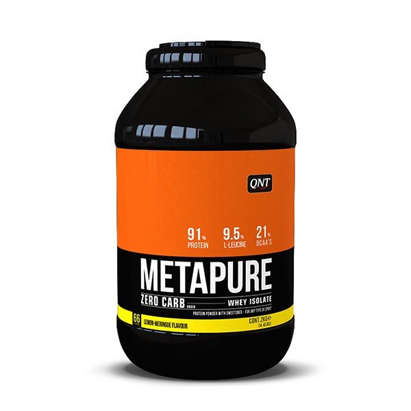 фото Изолят сывороточного протеина metapure лимон/меренга , 2 кг, qnt