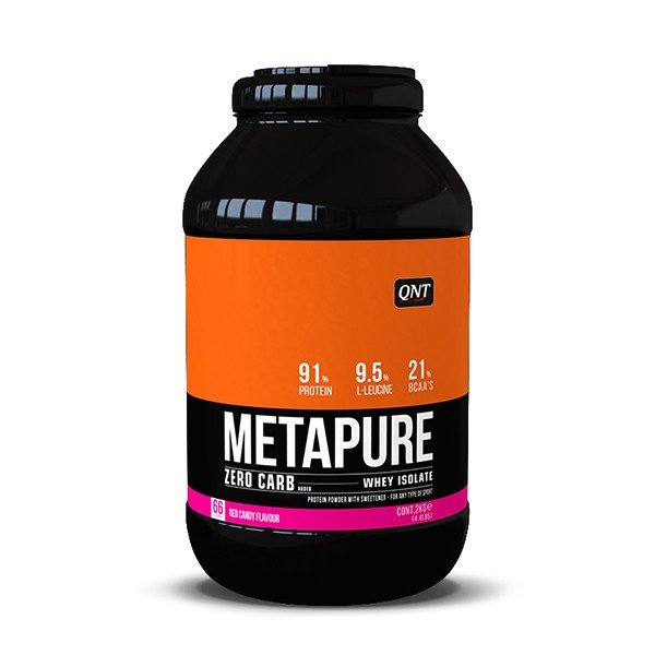 фото Изолят сывороточного протеина metapure красная конфета, 2 кг, qnt