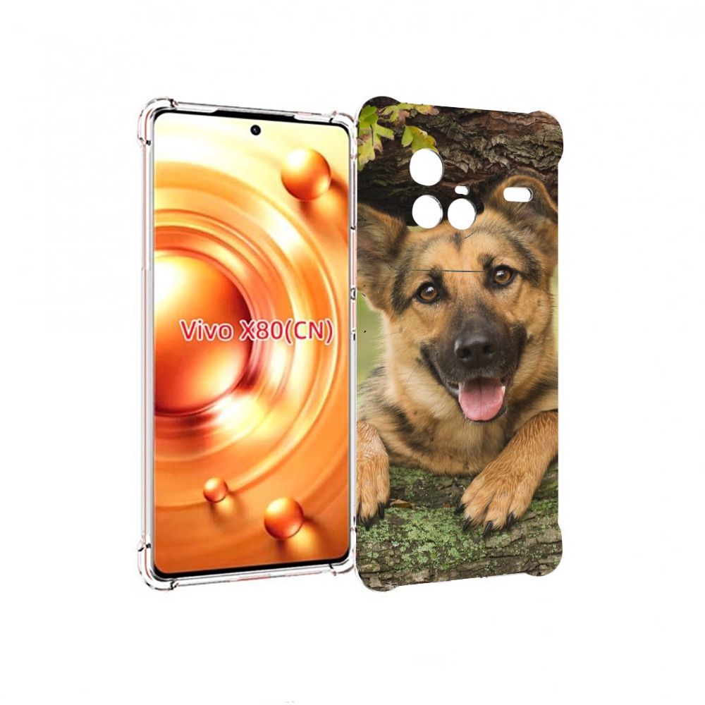 

Чехол Mypads Собака-На-Дереве Для Vivo X80, Прозрачный, Tocco