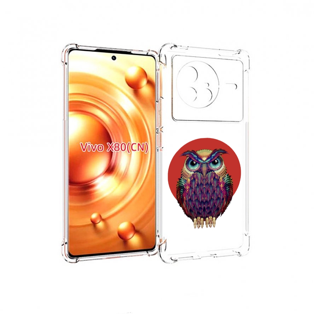 

Чехол Mypads Сова 3 Для Vivo X80, Прозрачный, Tocco