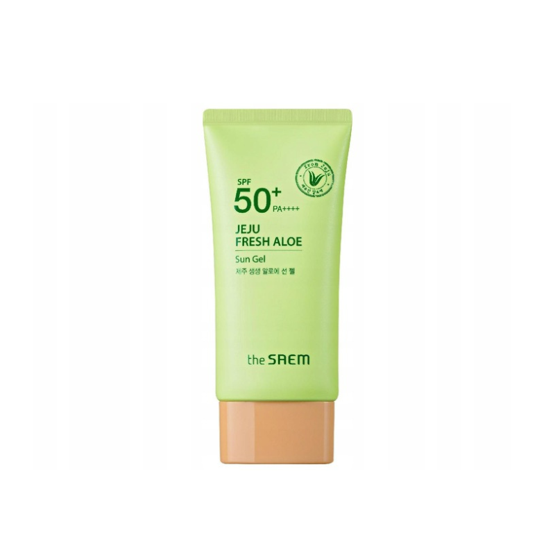 Гель для лица солнцезащитный с алоэ The SAEM Jeju Fresh Aloe Sun Gel SPF50PA 50 мл 1423₽