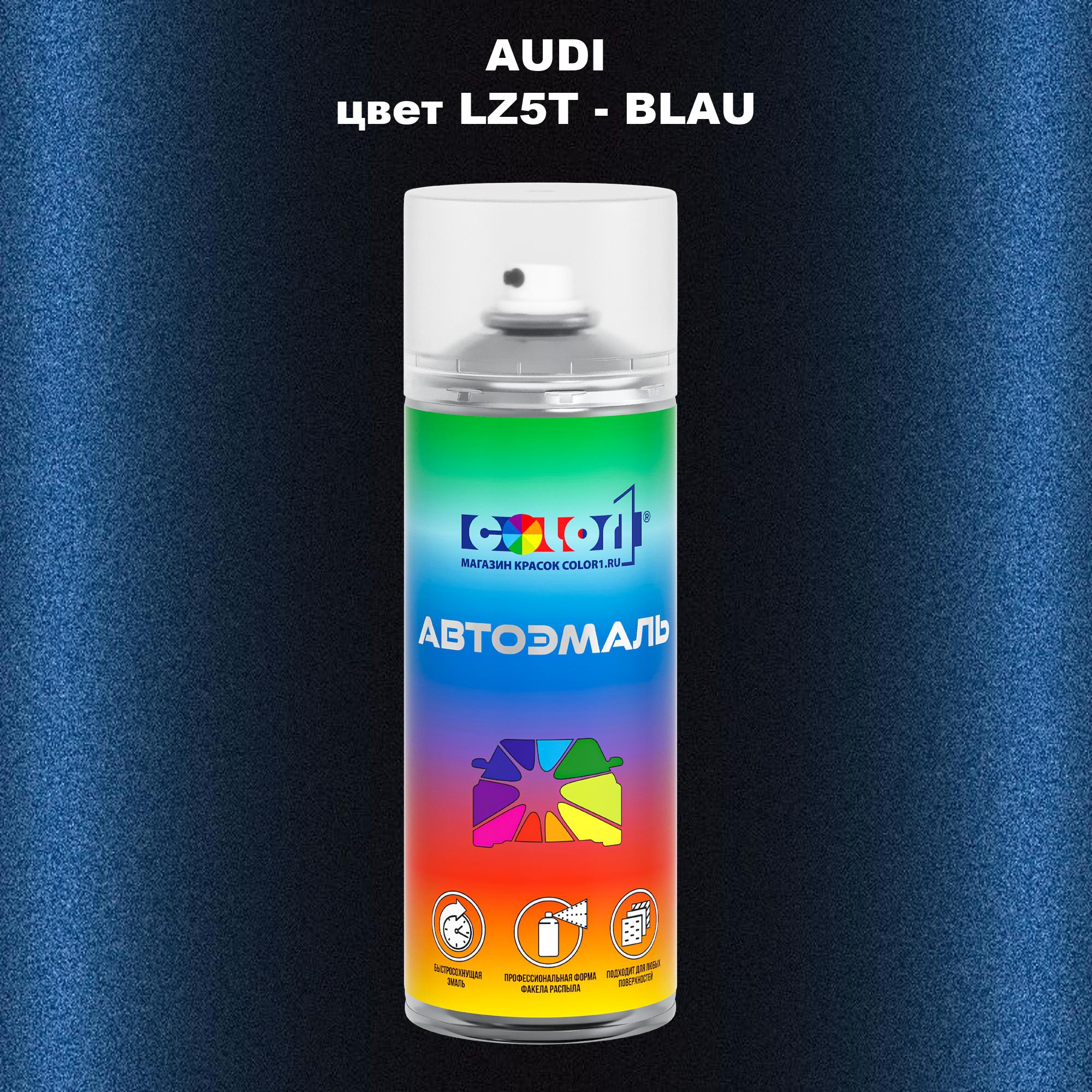 

Аэрозольная краска AUDI, цвет LZ5T - BLAU, Прозрачный