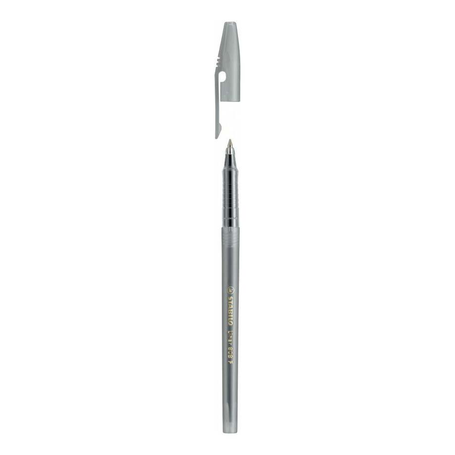 Ручка шариковая Stabilo Liner 808/46, черная, 0,5 мм, 1 шт.