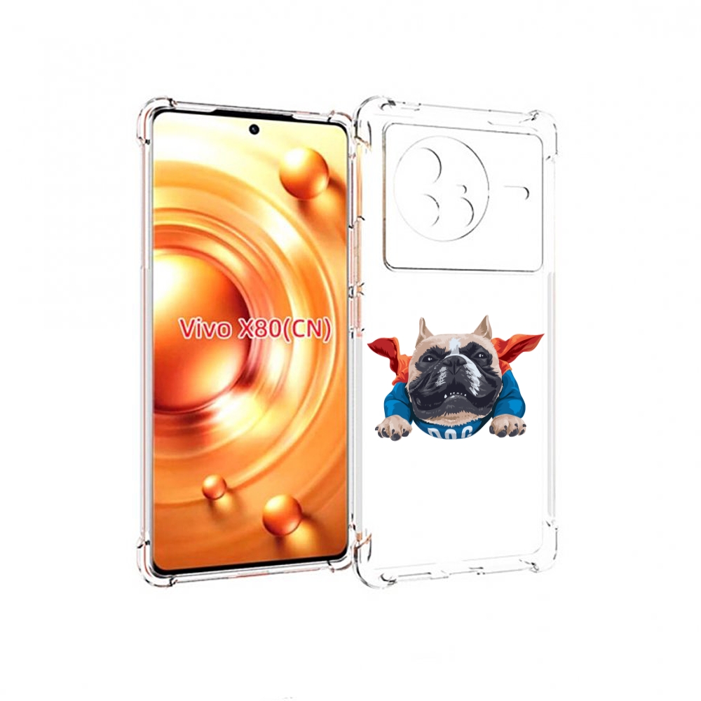 

Чехол Mypads Супер-Дог Для Vivo X80, Прозрачный, Tocco