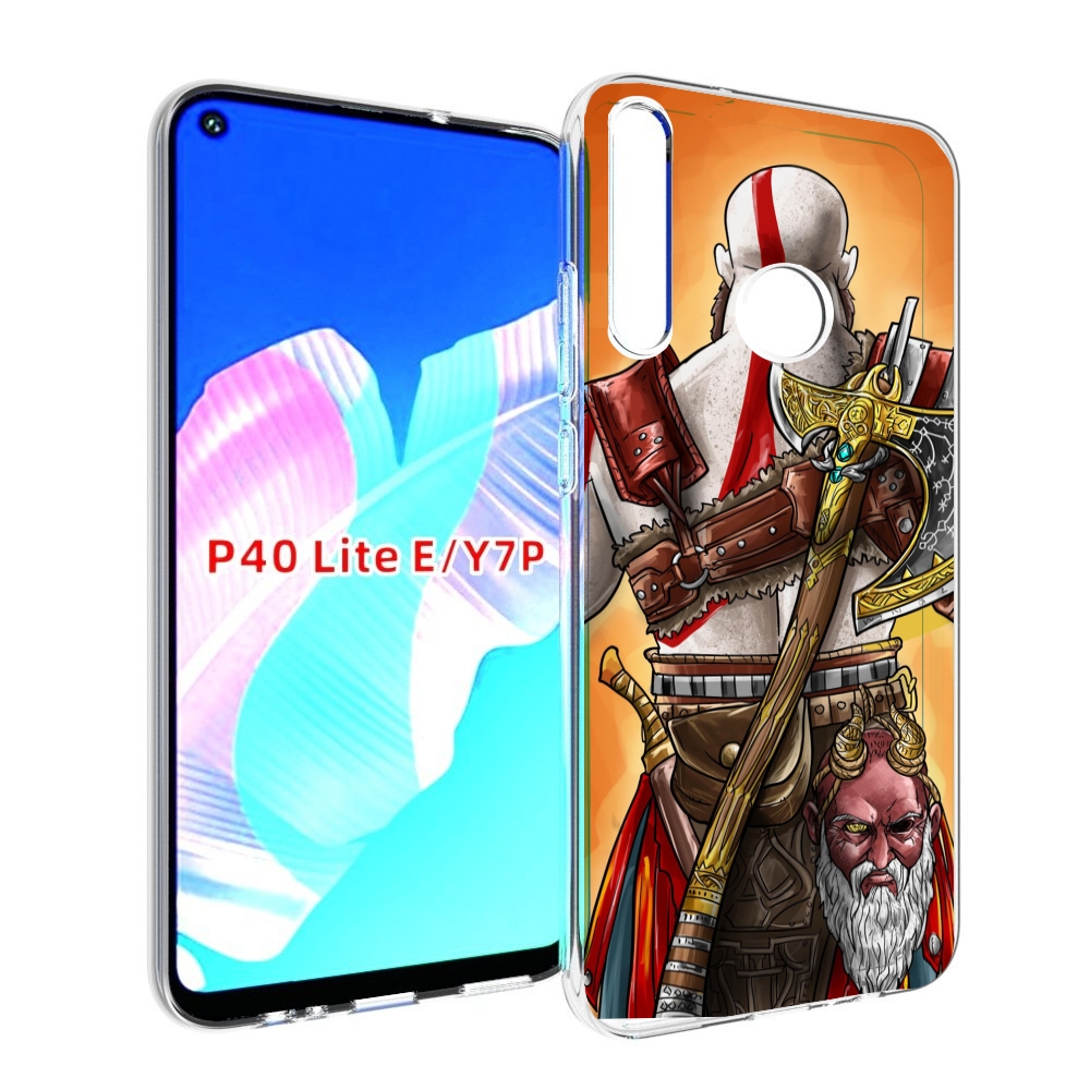 

Чехол бампер MyPads God of War для Huawei P40 Lite E, Прозрачный, Tocco