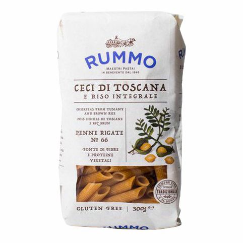 Макаронные изделия Rummo № 66 Penne rigate из тосканского нута и бурого риса 300 г