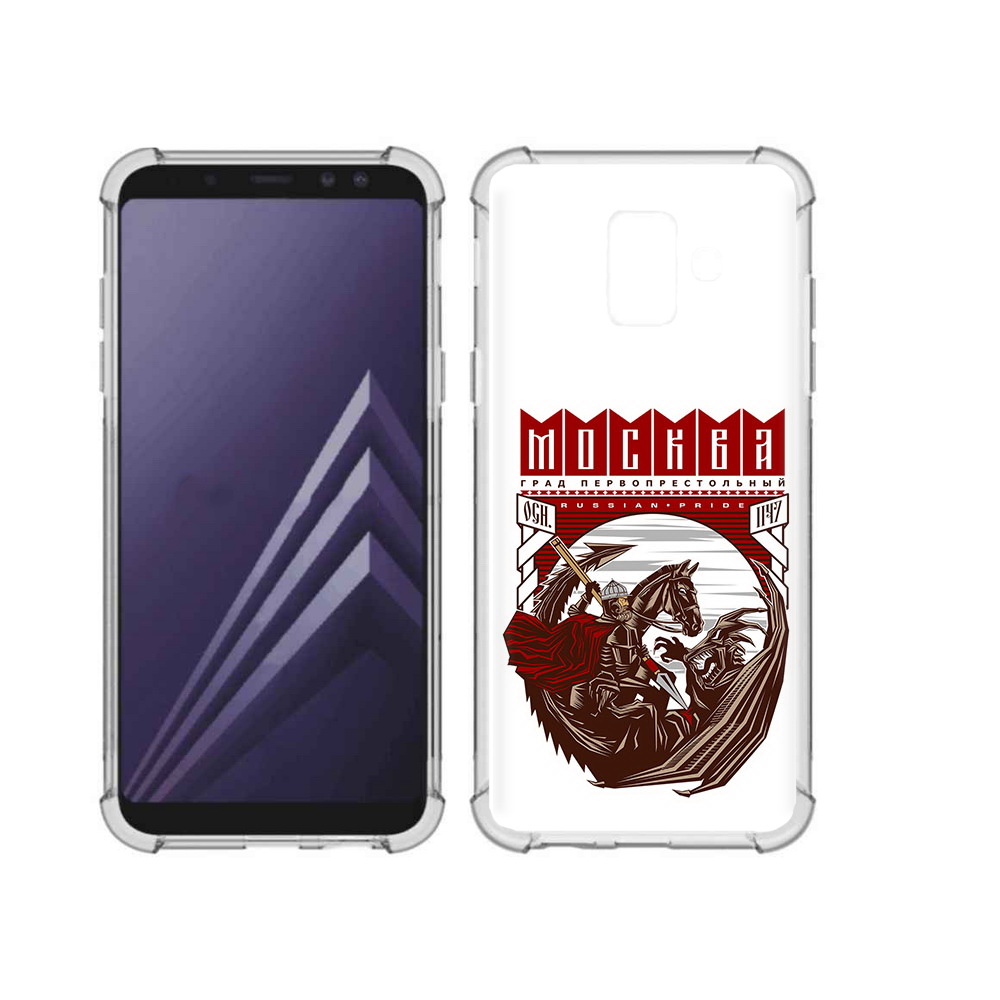 

Чехол MyPads Tocco для Samsung Galaxy A6 (2018) Москва Россия (PT111558.582.122), Прозрачный, Tocco