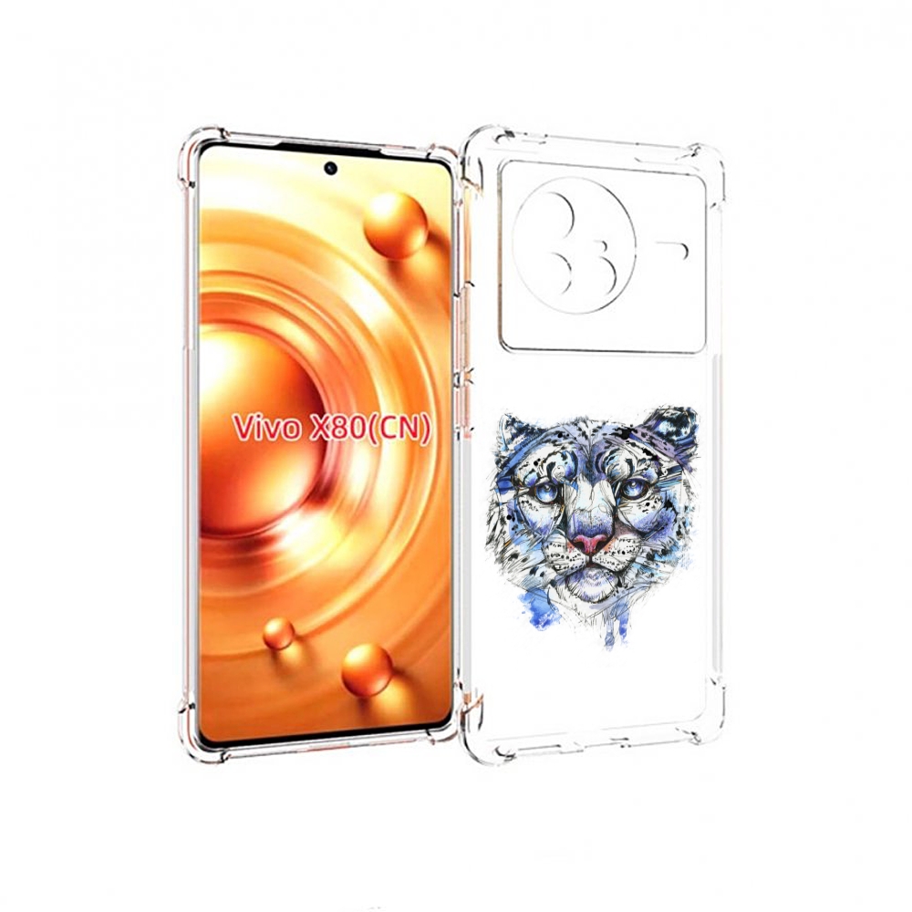 

Чехол Mypads Тигр 4 Для Vivo X80, Прозрачный, Tocco
