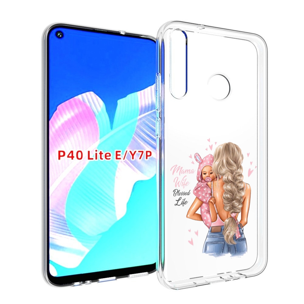 

Чехол бампер MyPads Mama-wibe для Huawei P40 Lite E, Прозрачный, Tocco