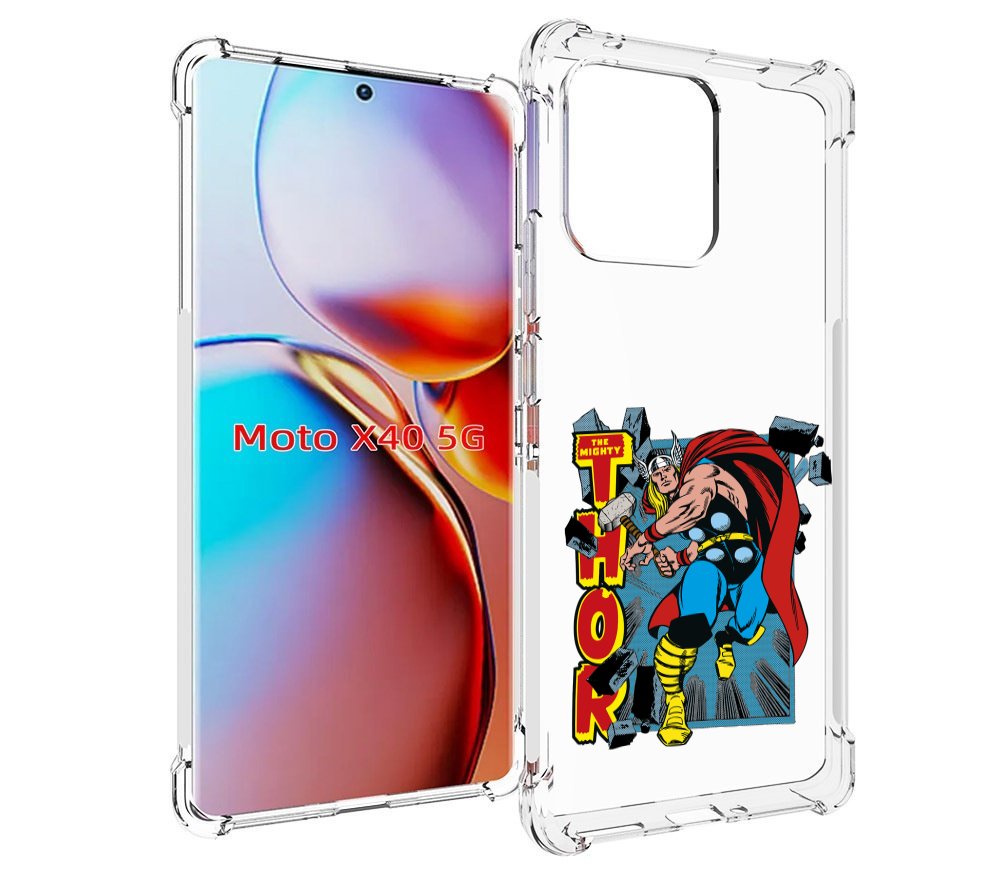 Чехол MyPads тор комикс для Motorola Moto X40