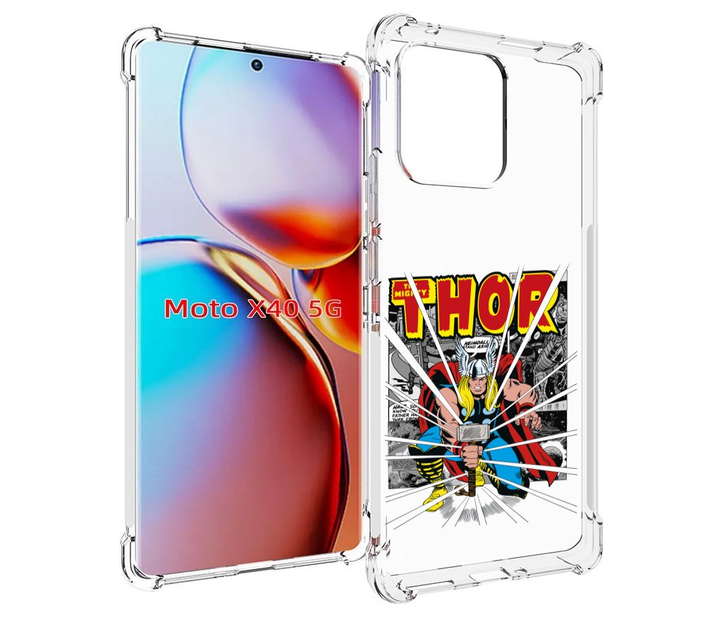 

Чехол MyPads тор рисунок для Motorola Moto X40, Прозрачный, Tocco
