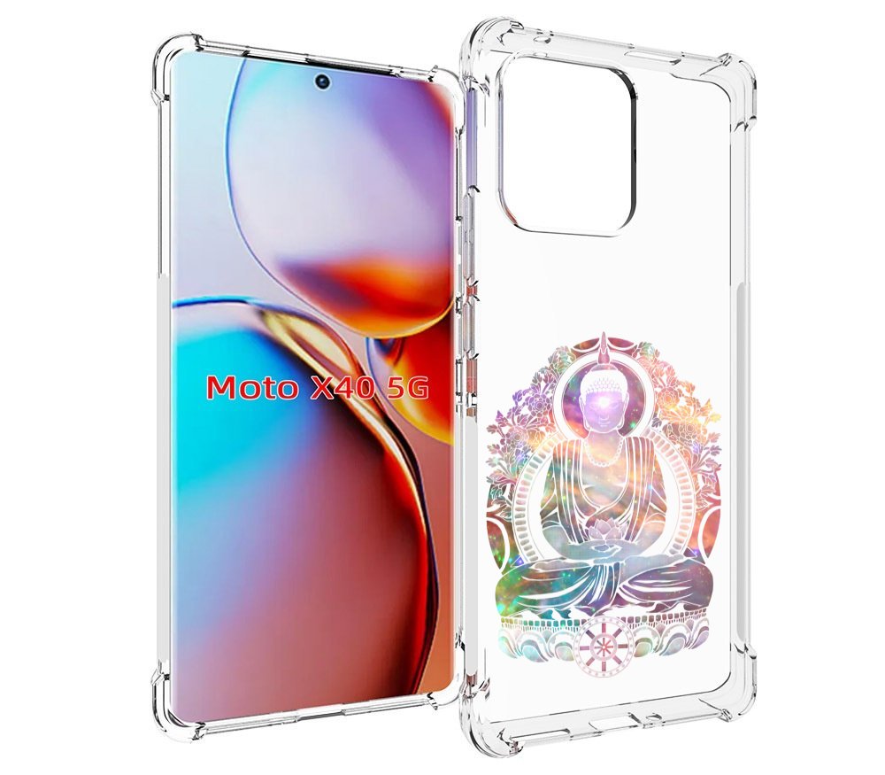 

Чехол MyPads умный мужчина абстракция для Motorola Moto X40, Прозрачный, Tocco