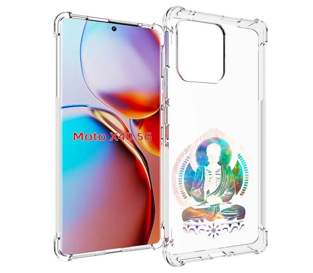

Чехол MyPads умный скелет для Motorola Moto X40, Прозрачный, Tocco