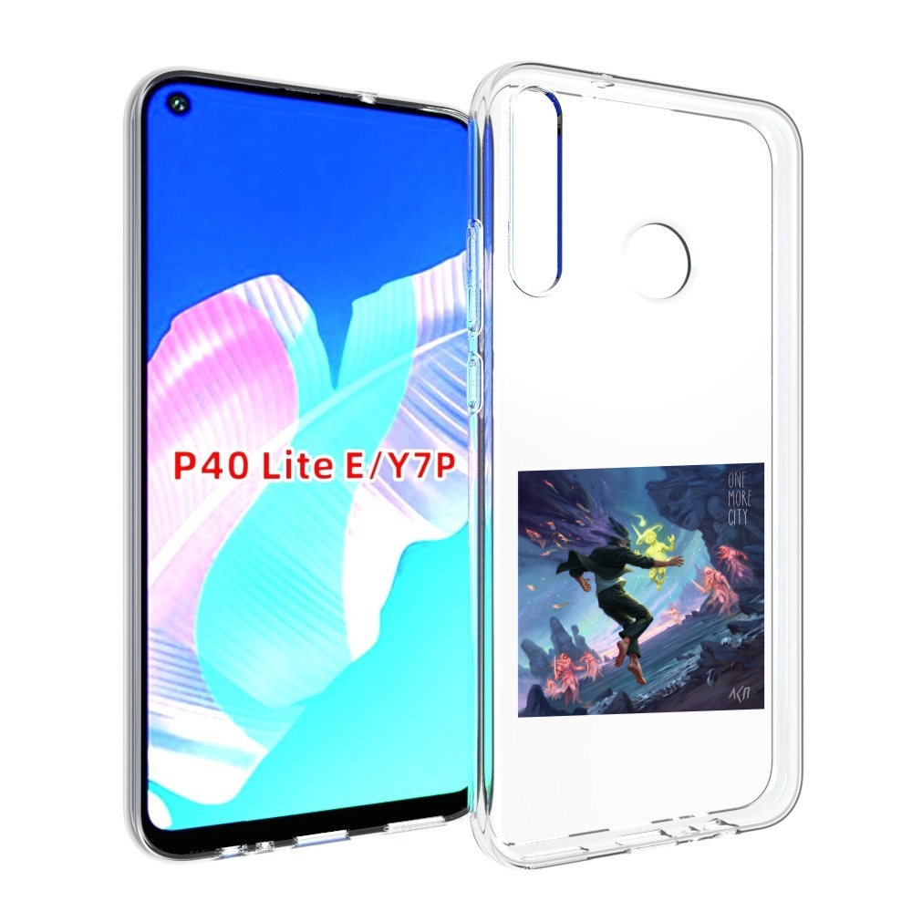 

Чехол бампер MyPads One More City ЛСП для Huawei P40 Lite E, Прозрачный, Tocco