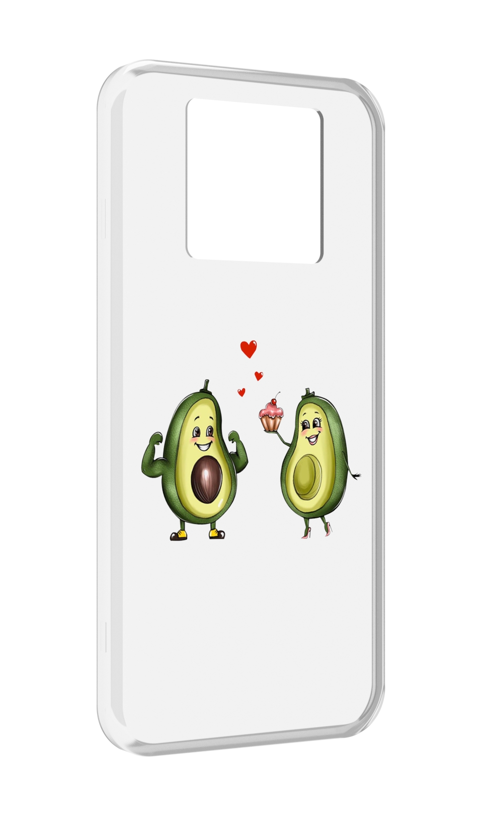 

Чехол MyPads влюбленные-авокадо для Black Shark 3 5G / Black Shark 3S, Прозрачный, Tocco