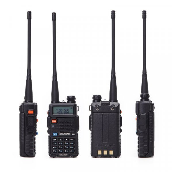 

Рация портативная Baofeng UV-5R 8W 3 режима мощности, Черный, UV-5R