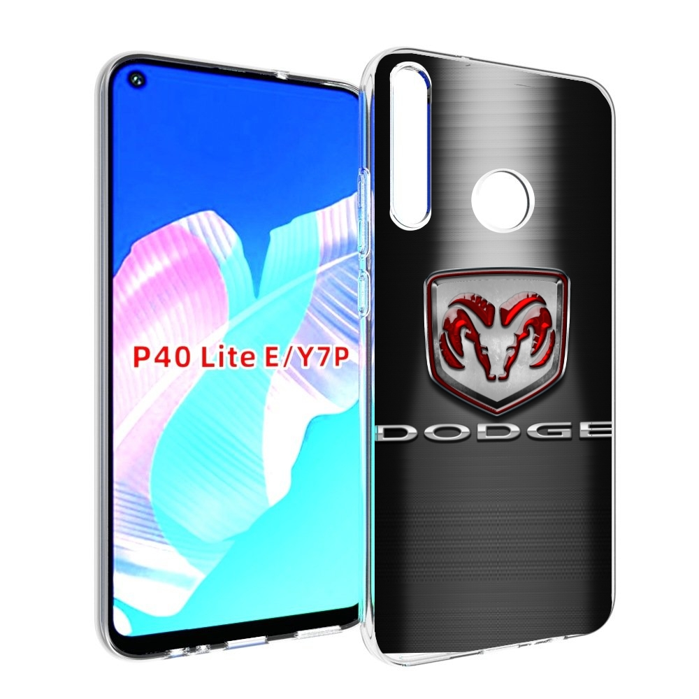 

Чехол бампер MyPads dodge додж 1 мужской для Huawei P40 Lite E, Прозрачный, Tocco