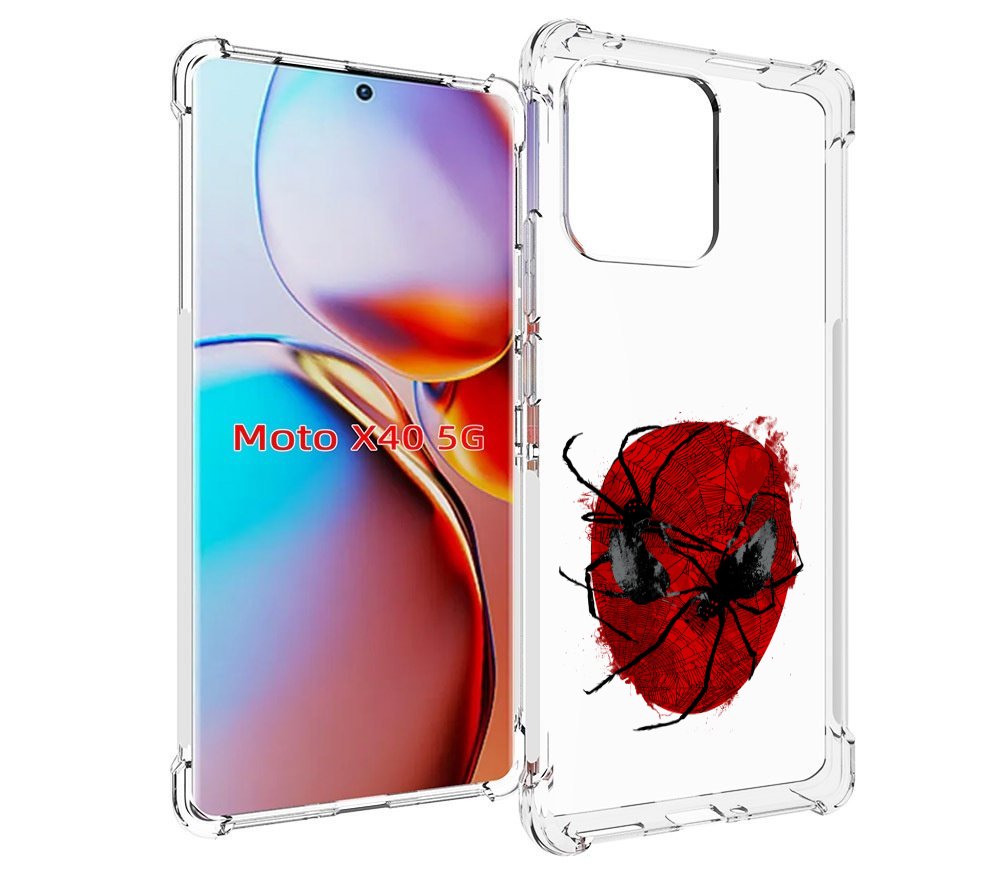 

Чехол MyPads человек паук для Motorola Moto X40, Прозрачный, Tocco