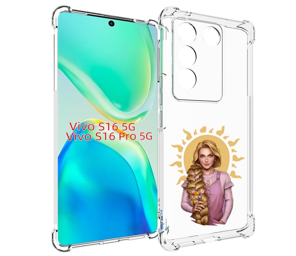 

Чехол MyPads девушка-с-большой-косой для Vivo S16 5G/S16 Pro 5G/V27/V27 Pro, Tocco
