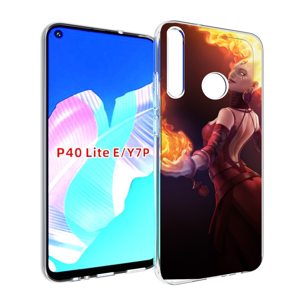 

Чехол бампер MyPads dota 2 Lina для Huawei P40 Lite E, Прозрачный, Tocco