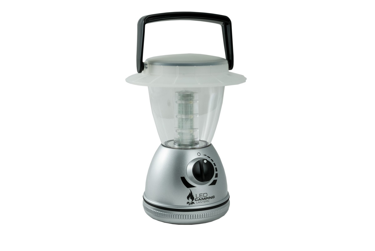 Фонарь LED CAMPING LANTERN silver (без батареек), CK-120