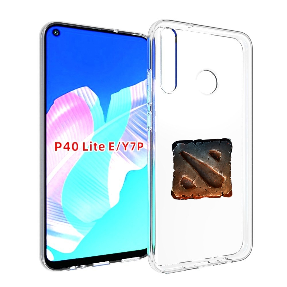 

Чехол бампер MyPads dota 2 логотип 2 для Huawei P40 Lite E, Прозрачный, Tocco