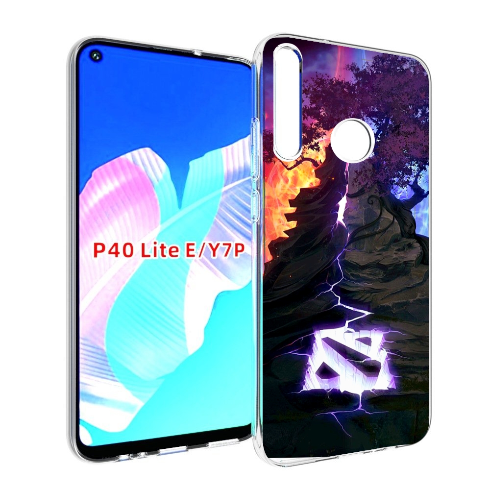 

Чехол бампер MyPads dota 2 логотип для Huawei P40 Lite E, Прозрачный, Tocco