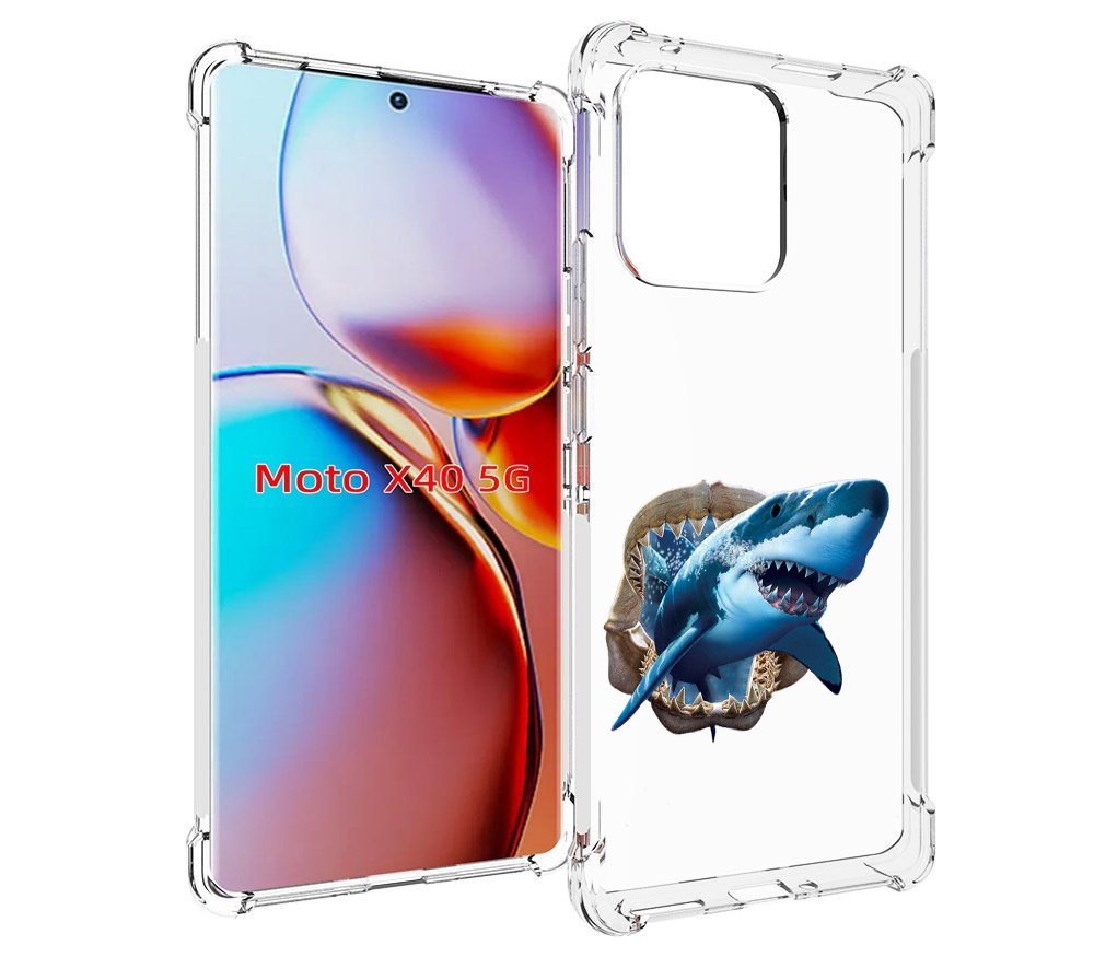 Чехол MyPads челюсти для Motorola Moto X40
