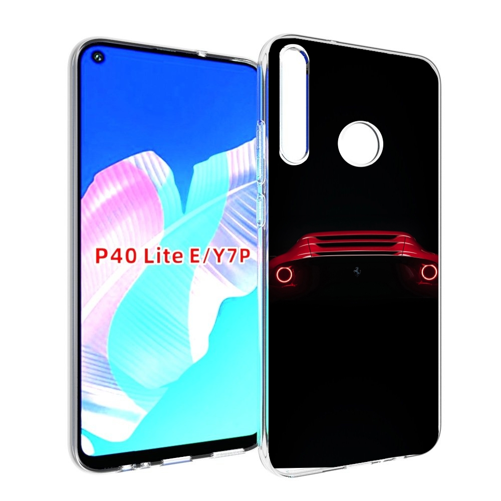 

Чехол бампер MyPads ferrari феррари 1 для Huawei P40 Lite E, Прозрачный, Tocco