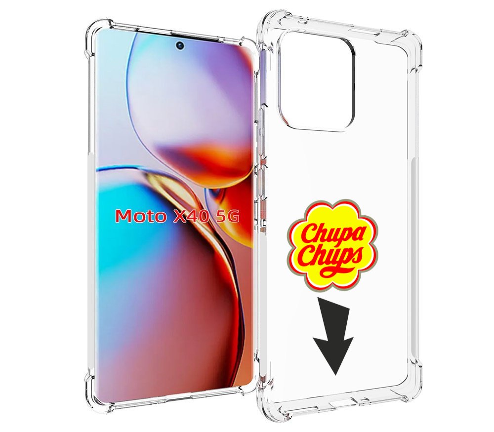 

Чехол MyPads чупа чупс для Motorola Moto X40, Прозрачный, Tocco