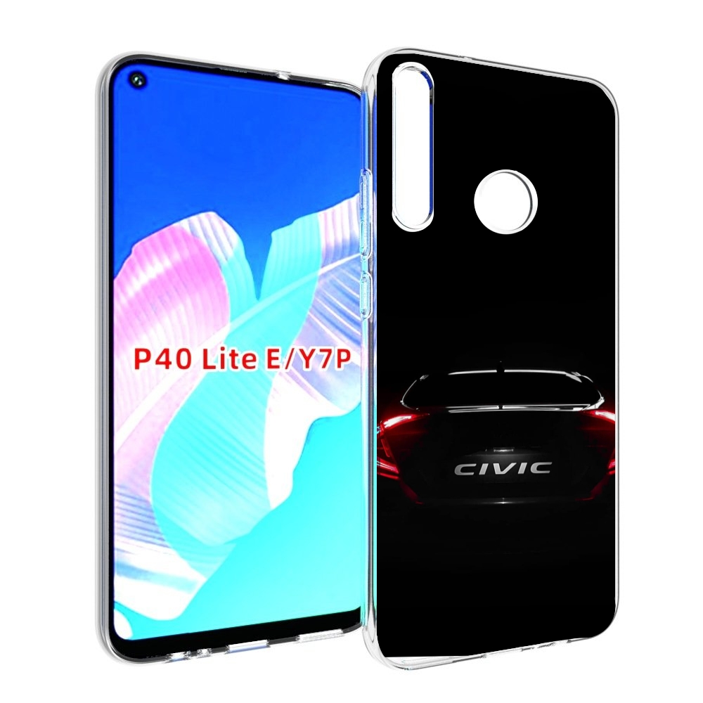 

Чехол бампер MyPads honda хонда 2 для Huawei P40 Lite E, Прозрачный, Tocco
