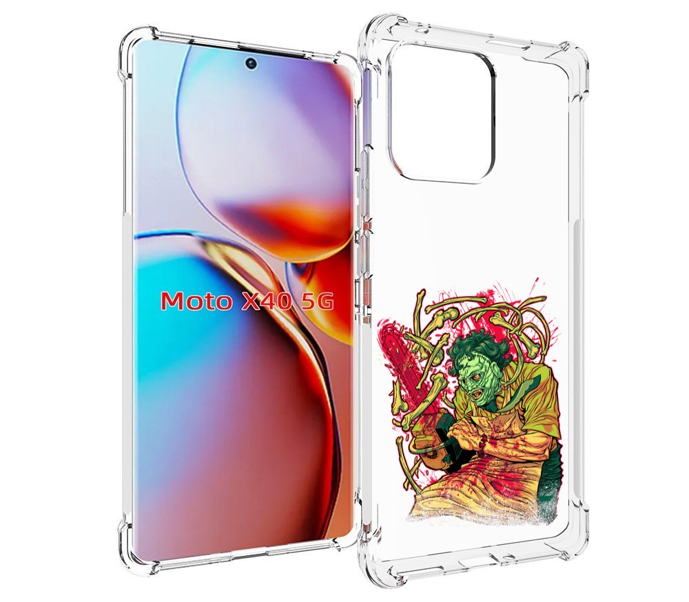 

Чехол MyPads яркий мясник для Motorola Moto X40, Прозрачный, Tocco
