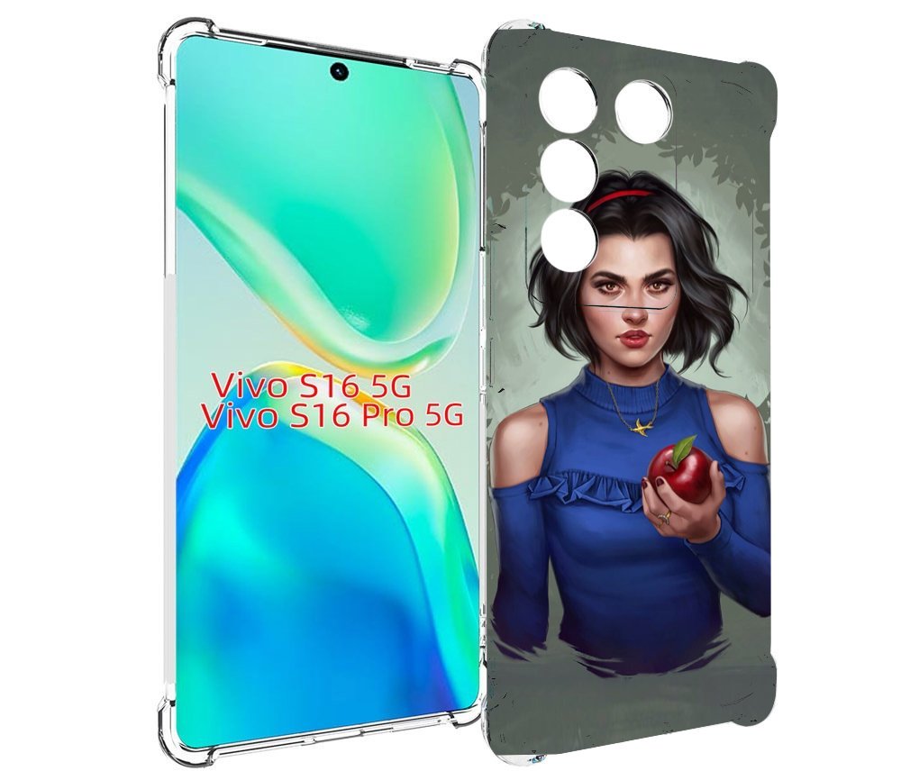 

Чехол MyPads девушка-с-яблоком женский для Vivo S16 5G/S16 Pro 5G/V27/V27 Pro, Tocco