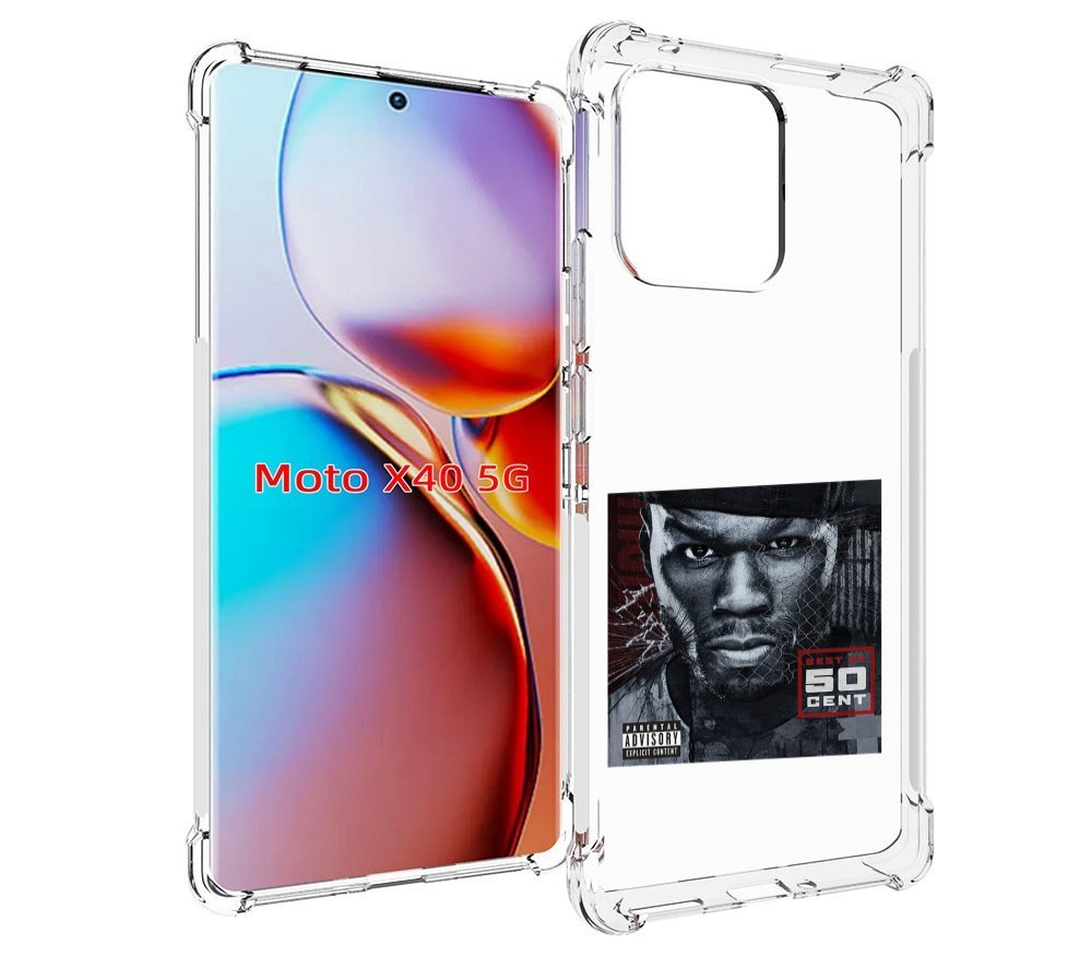 

Чехол MyPads 50 Cent - Best Of для Motorola Moto X40, Прозрачный, Tocco