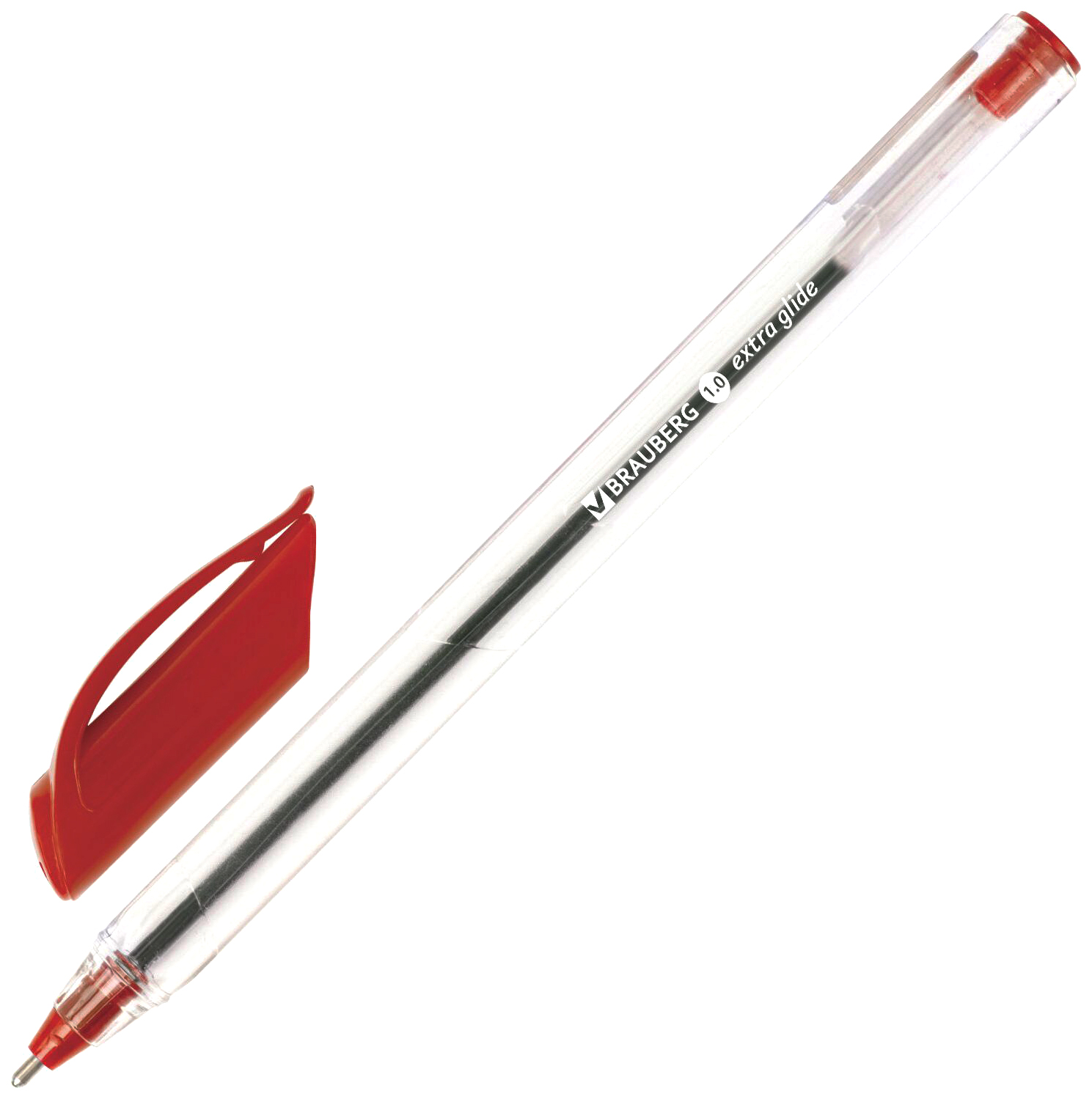 

Ручка шариковая Brauberg Extra Glide 142136, красная, 1 мм, 1 шт.