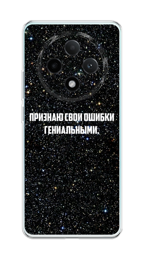 

Чехол на Oppo A3 Pro 5G "Признаю свои ошибки гениальными", Черный;белый, 2517950-1