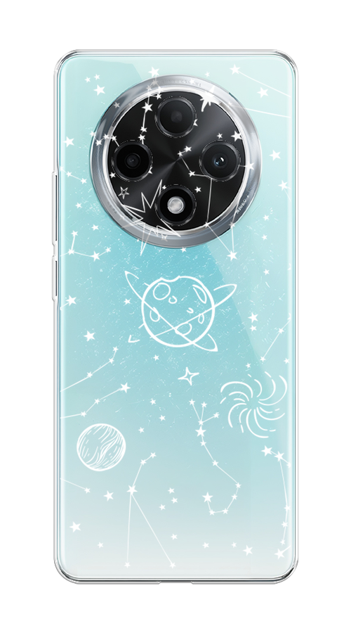 

Чехол на Oppo A3 Pro 5G "Планеты в космосе", Белый, 2517950-1