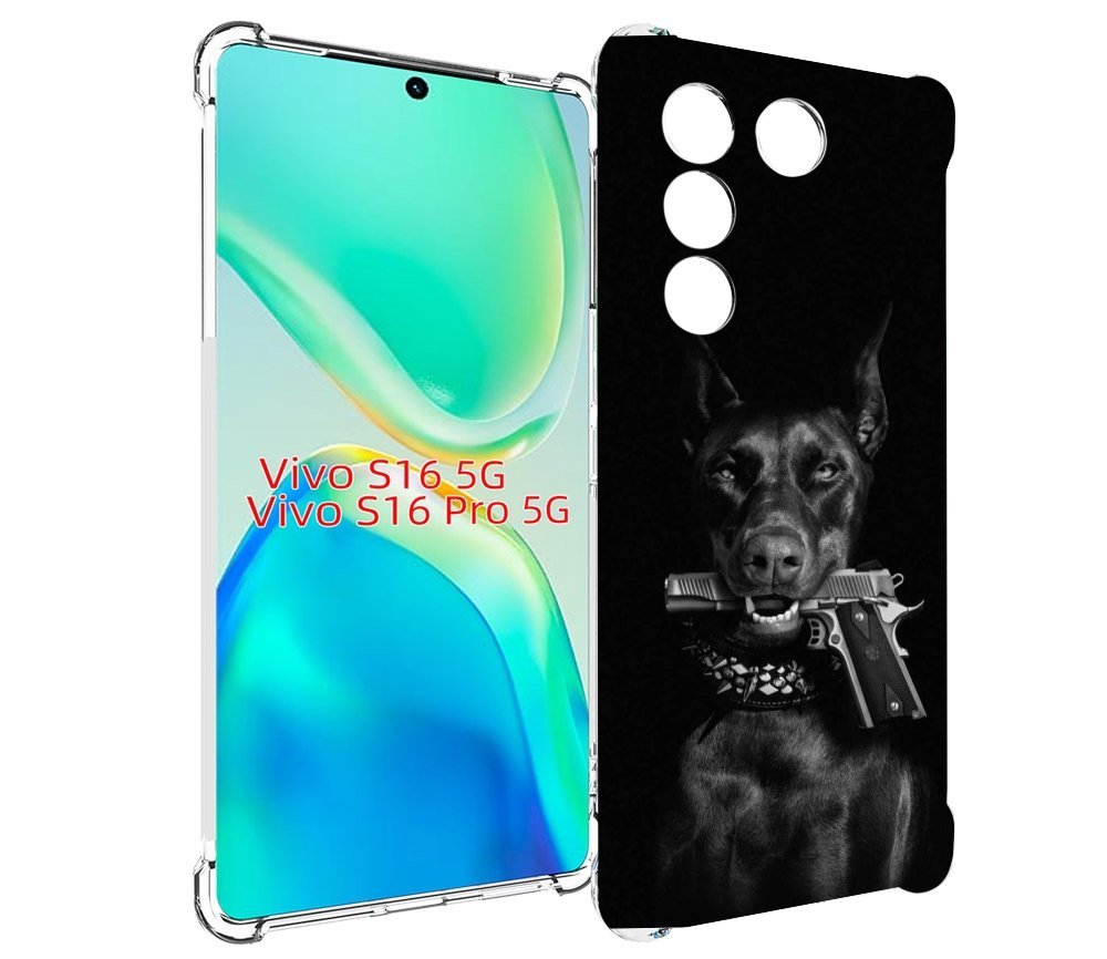 

Чехол MyPads доберман мужской для Vivo S16 5G/S16 Pro 5G/V27/V27 Pro, Tocco