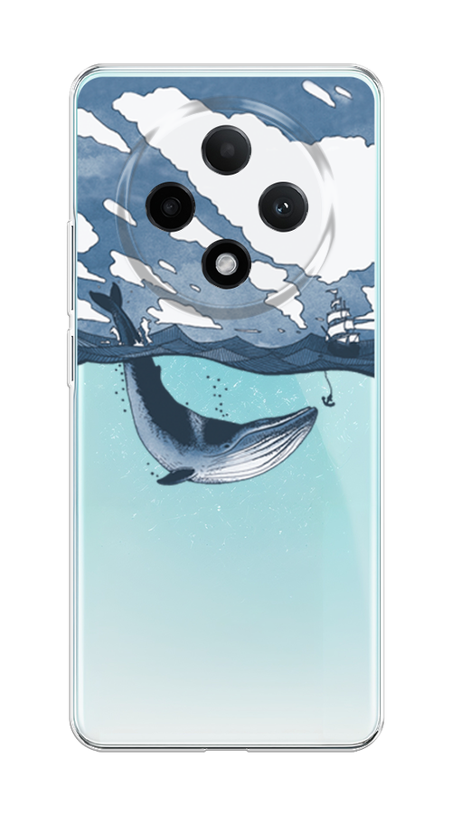 

Чехол на Oppo A3 Pro 5G "Большой кит", Синий, 2517950-1
