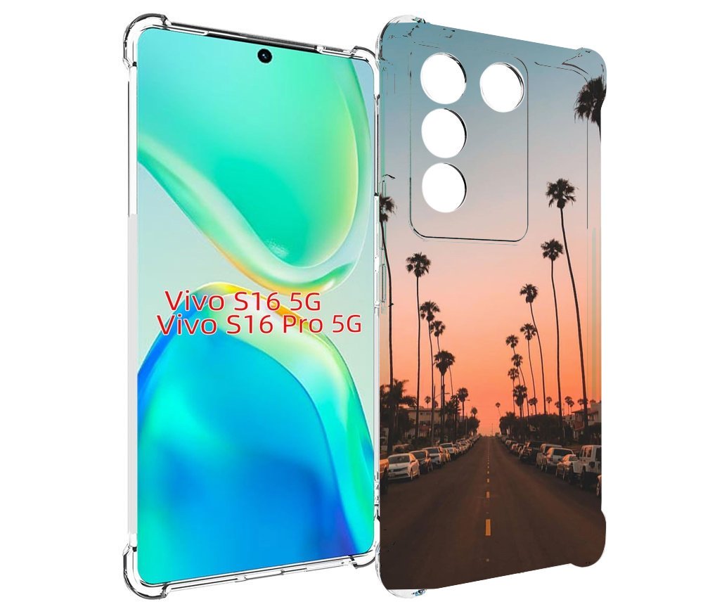 

Чехол MyPads дорога-с-закатом для Vivo S16 5G/S16 Pro 5G/V27/V27 Pro, Tocco