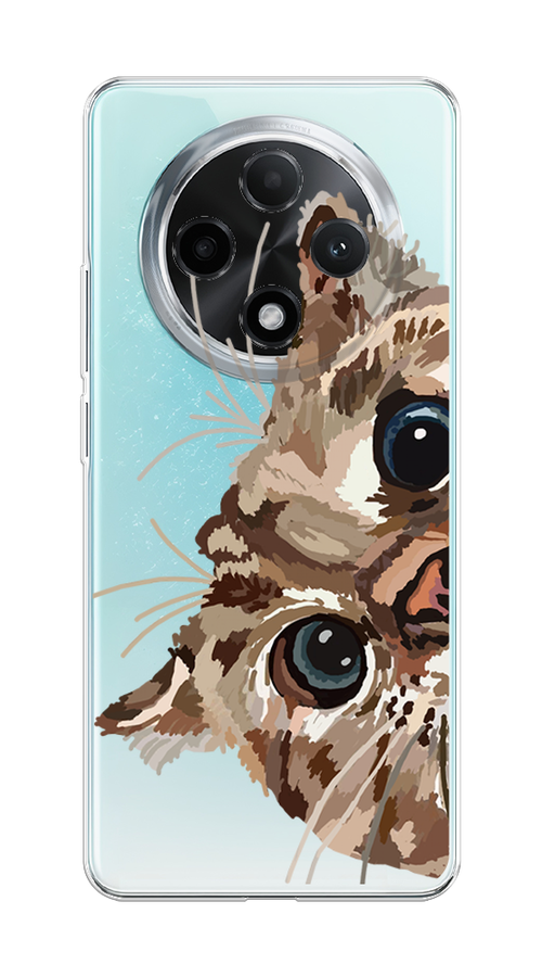 

Чехол на Oppo A3 Pro 5G "Любопытный кот", 2517950-1